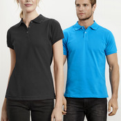 Mens Biz Collection Neon Polo